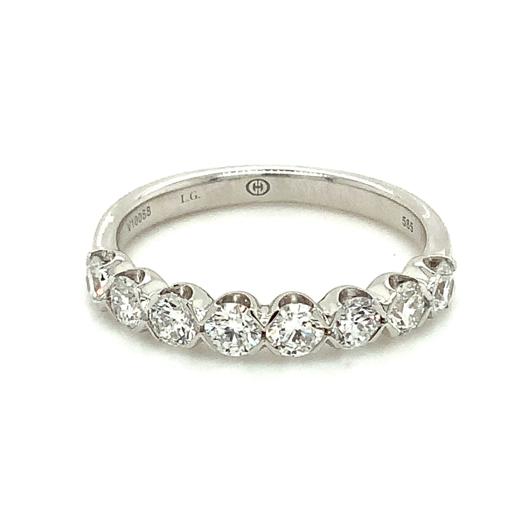 Christopher Designs Crisscut® Stackable Lab Grown  Diamond Wedding Band 0.82 ctw 14K White Gold - Image 1 of 3