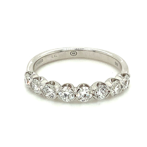 Christopher Designs Crisscut® Stackable Lab Grown  Diamond Wedding Band 0.82 ctw 14K White Gold - Image 1 of 3