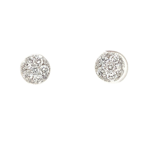 Memoire Harmony Collection Diamond Post Earring Set in 18K White Gold - Image 1 of 4