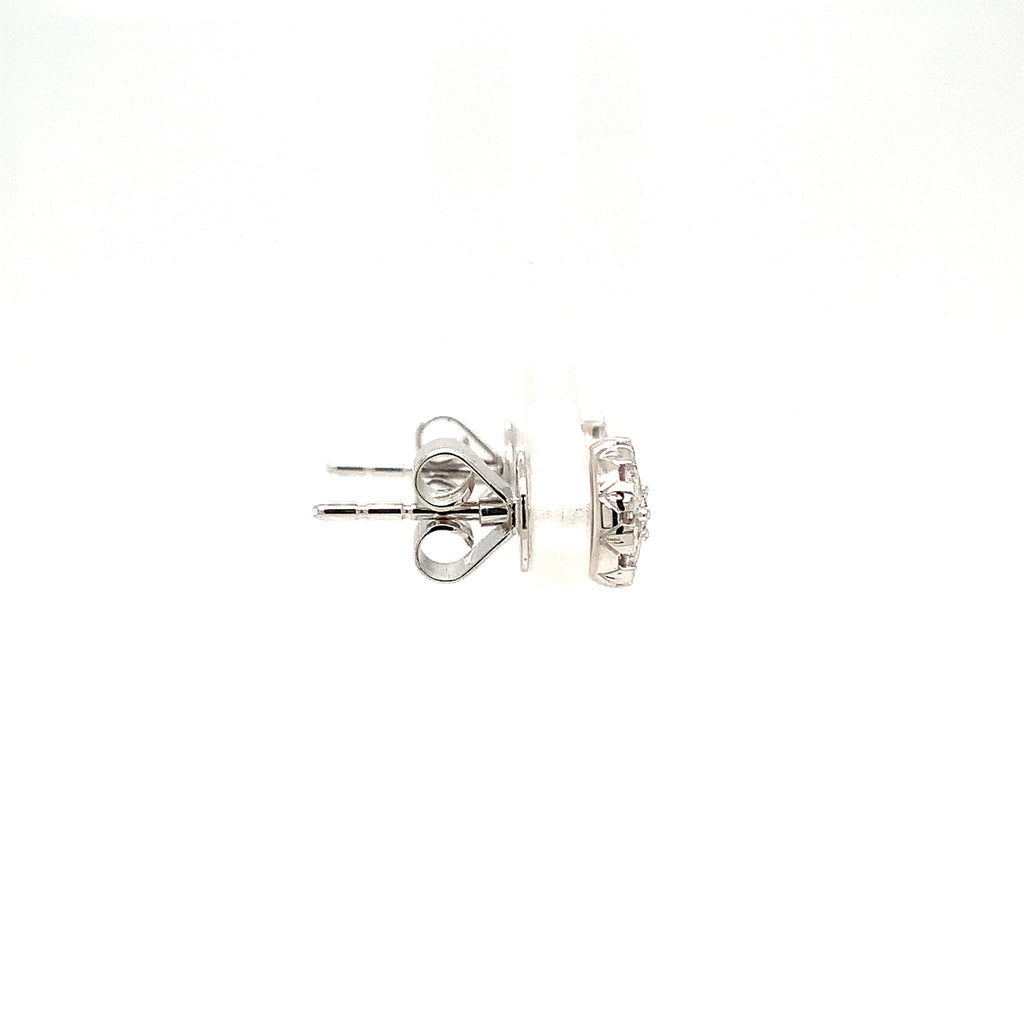 Memoire Harmony Collection Diamond Post Earring Set in 18K White Gold - Image 4 of 4