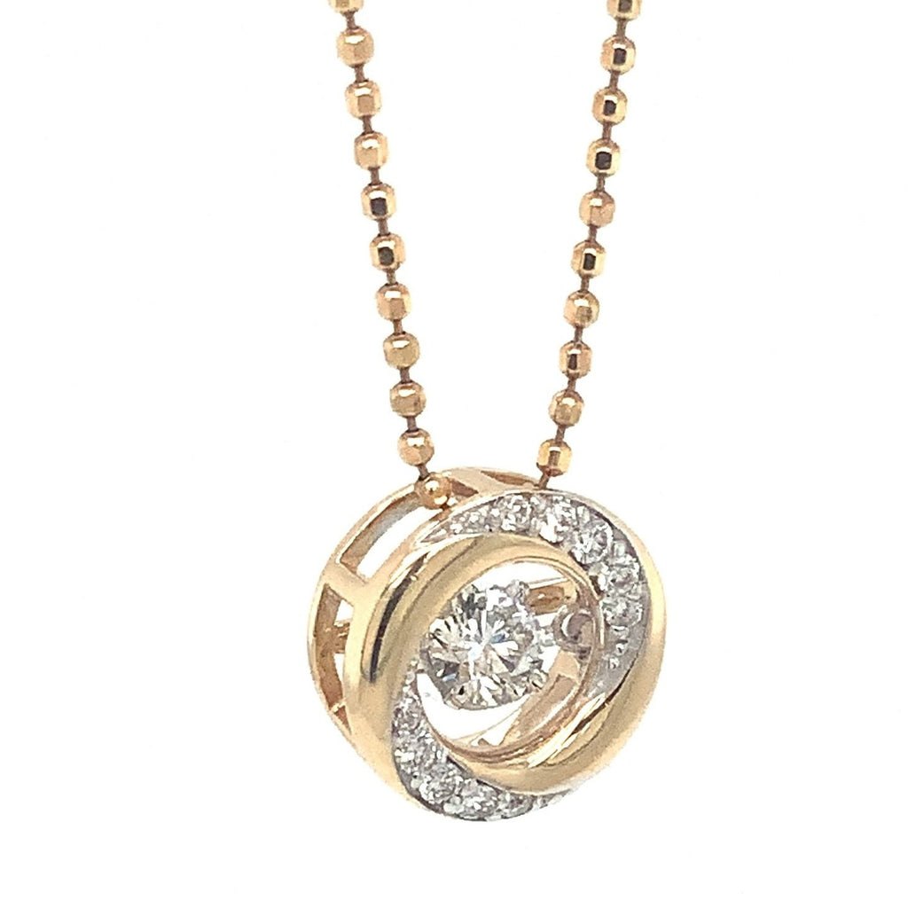 Shimmering Diamond Pendant Set in 14K Yellow Gold 0.23 cts t.w. - Image 2 of 9
