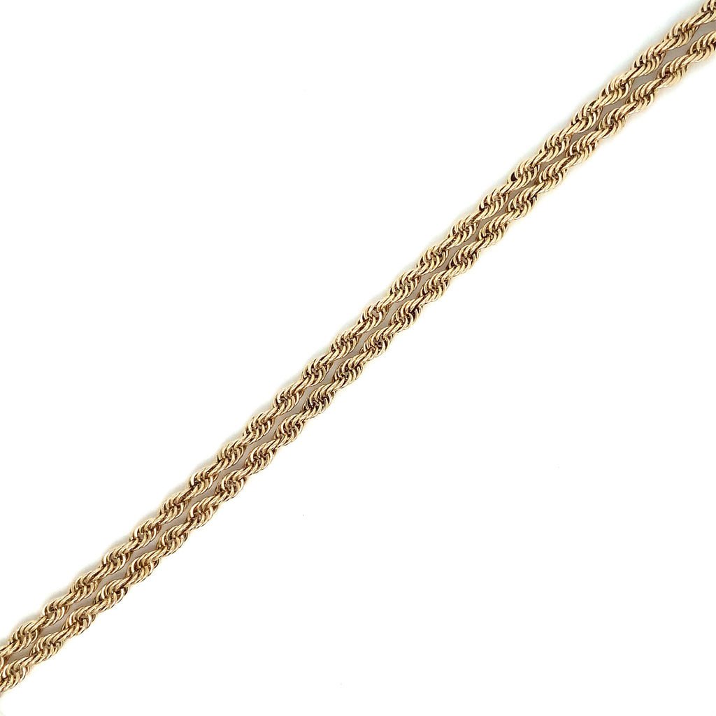 Regular Rope Chain 18" in 14K Yellow Gold - Image 2 of 3