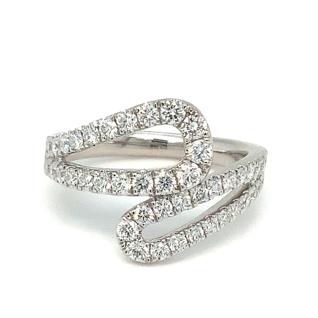 Memoire Harper High-Tea Diamond Right Hand Ring Set in 18K White Gold - Image 2 of 6