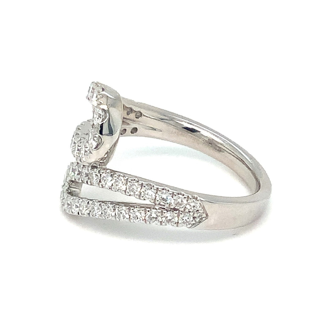 Memoire Harper High-Tea Diamond Right Hand Ring Set in 18K White Gold - Image 3 of 6
