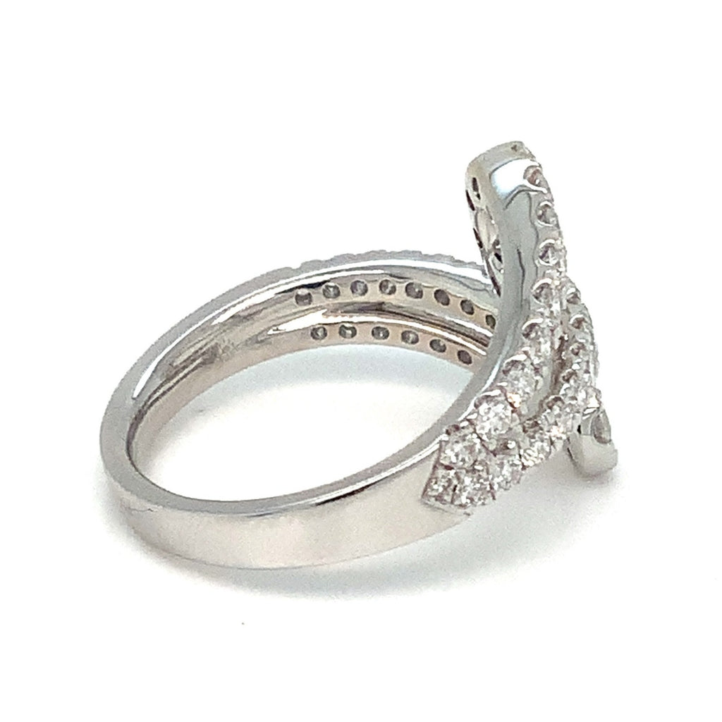 Memoire Harper High-Tea Diamond Right Hand Ring Set in 18K White Gold - Image 5 of 6