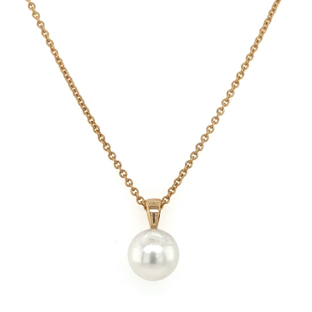 Imperial Crown Cultured South Sea Pearl  9.77mm  Pendant in 18Kt Yellow Gold. - Image 3 of 3