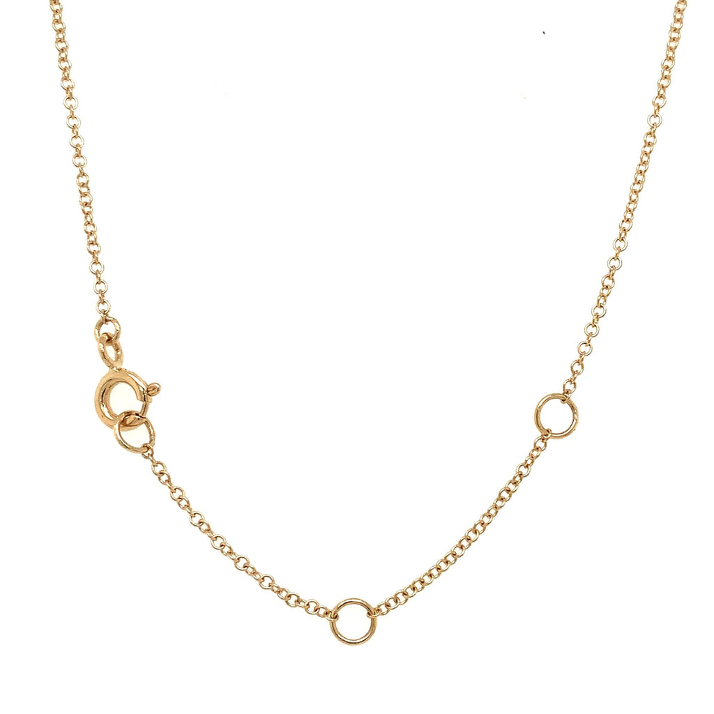 Roman+Jules Modern Design Diamond Necklace in 14K Yellow Gold - Image 3 of 5
