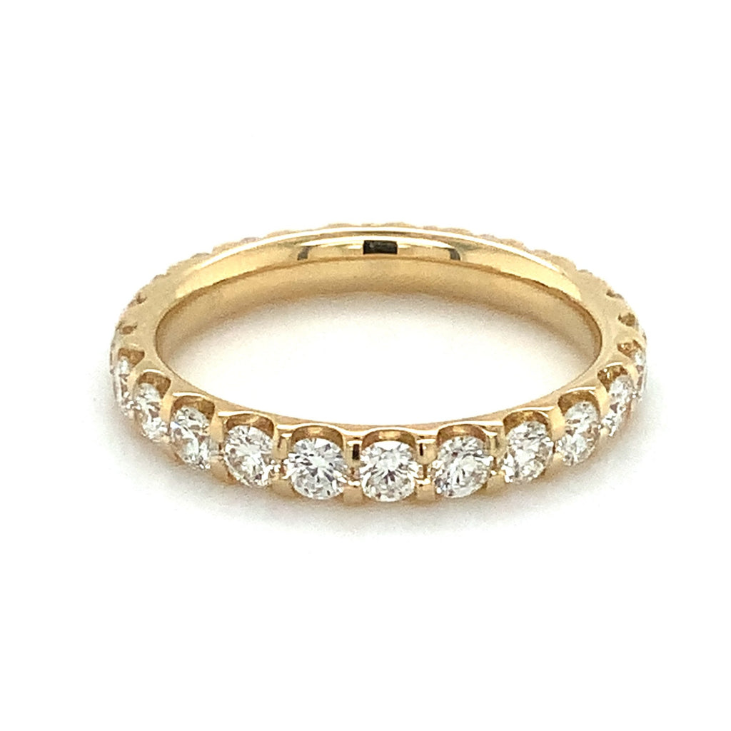 Memoire Odessa Collection 1.47ct. Diamond Eternity Band Set in 18K Yellow Gold - Image 1 of 4
