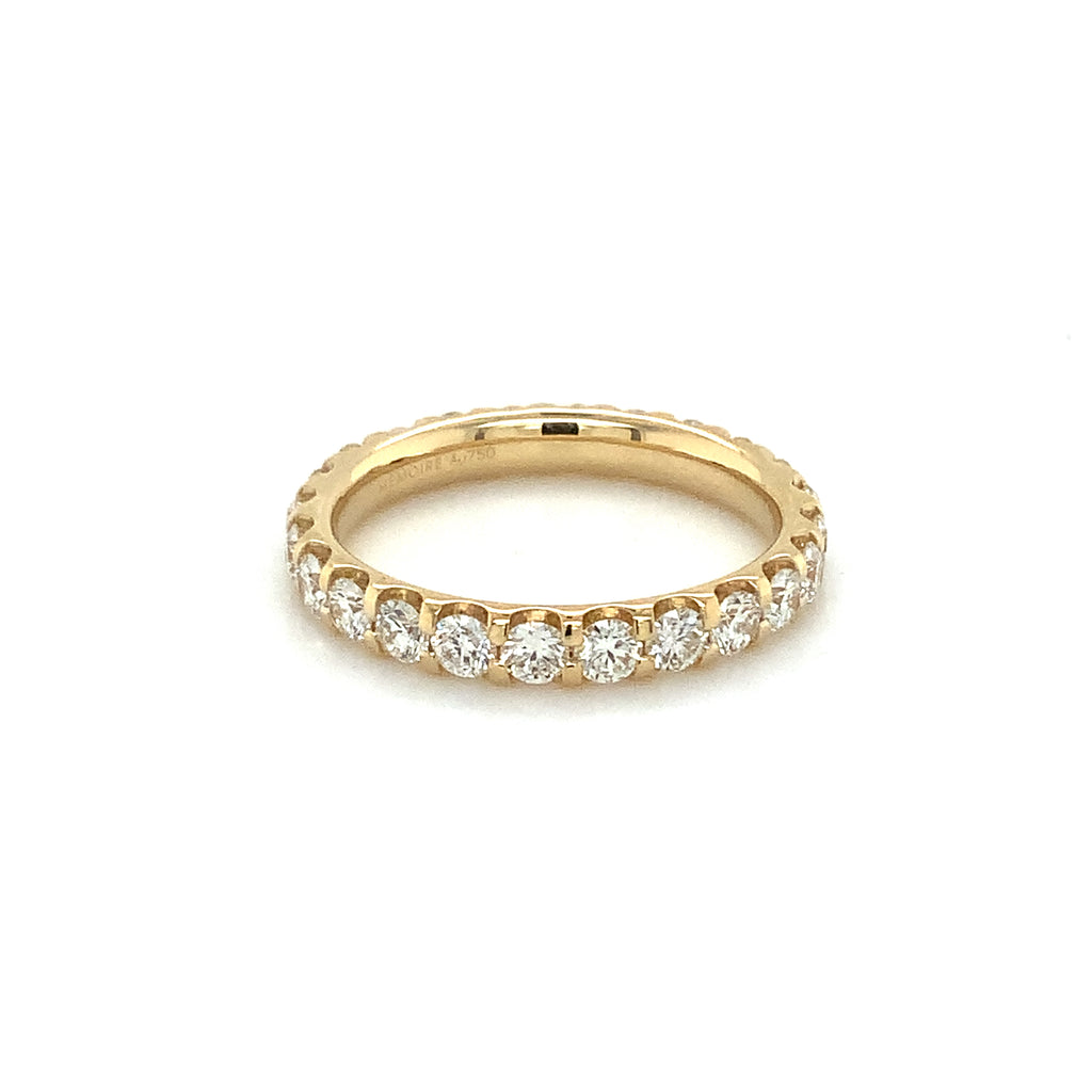 Memoire Odessa Collection 1.47ct. Diamond Eternity Band Set in 18K Yellow Gold - Image 3 of 4