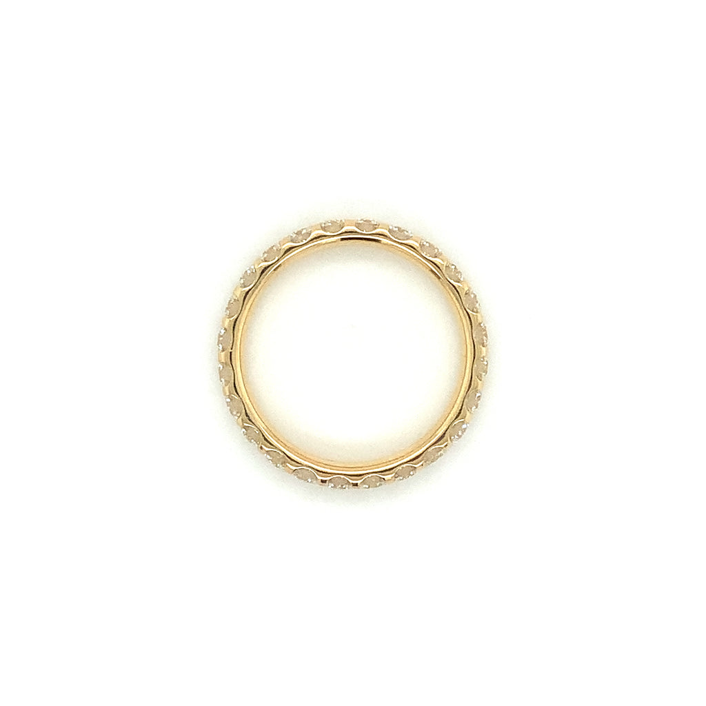 Memoire Odessa Collection 0.76ct. Diamond Eternity Band Set in 18K Yellow Gold - Image 2 of 5