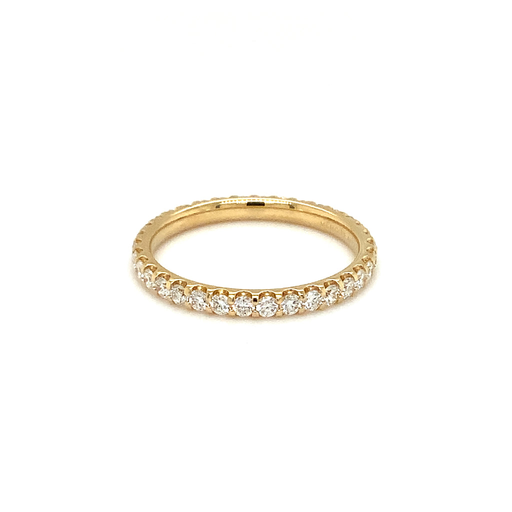Memoire Odessa Collection 0.76ct. Diamond Eternity Band Set in 18K Yellow Gold - Image 3 of 5