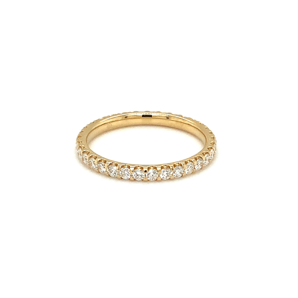 Memoire Odessa Collection 0.76ct. Diamond Eternity Band Set in 18K Yellow Gold - Image 4 of 5
