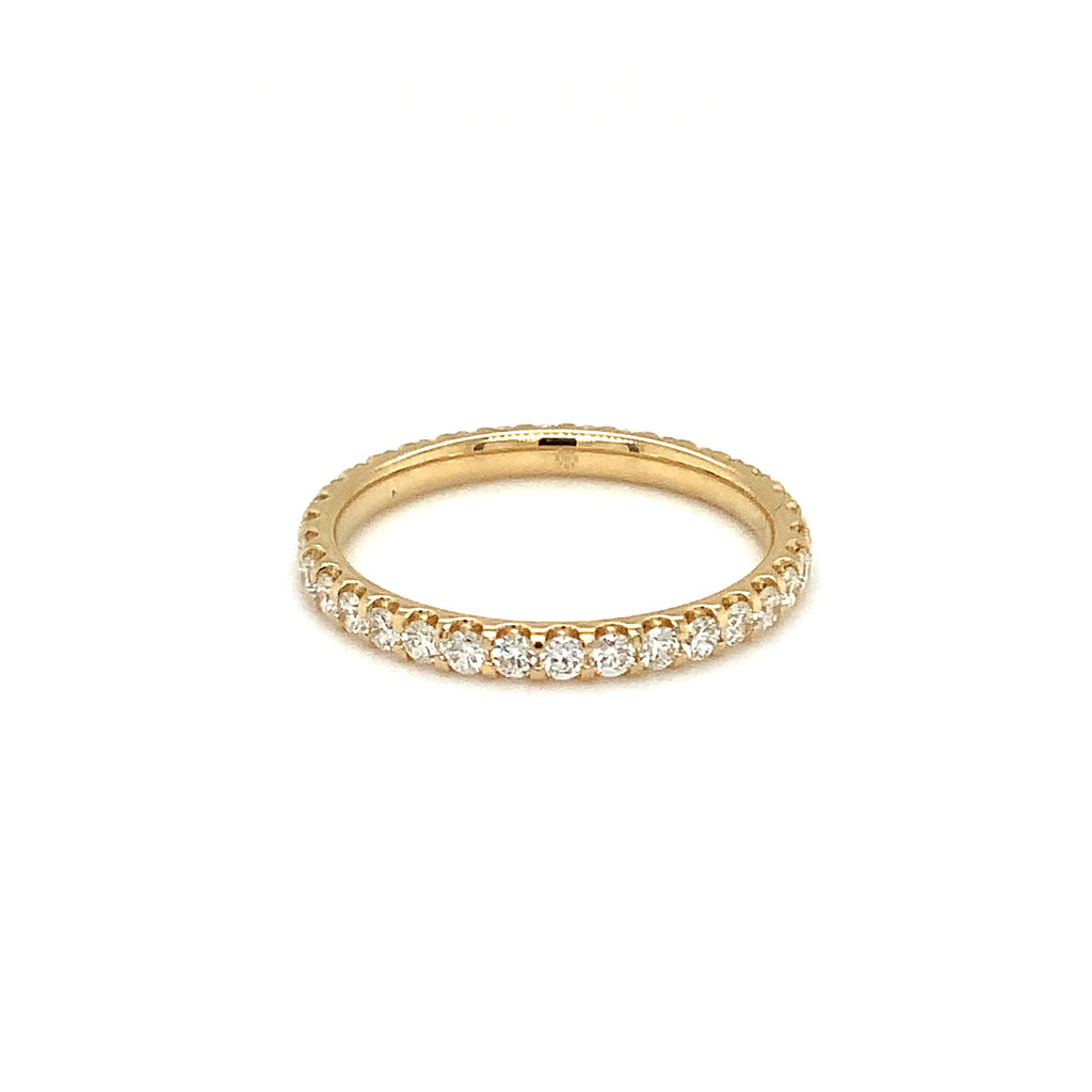 Memoire Odessa Collection 0.76ct. Diamond Eternity Band Set in 18K Yellow Gold - Image 5 of 5