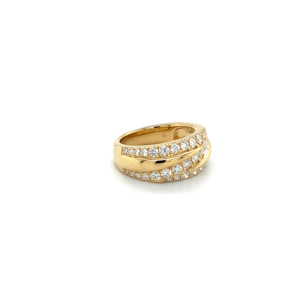 Memoire Harper Open Book Right Hand Diamond Ring Set in 18K Yellow Gold. - Image 6 of 6