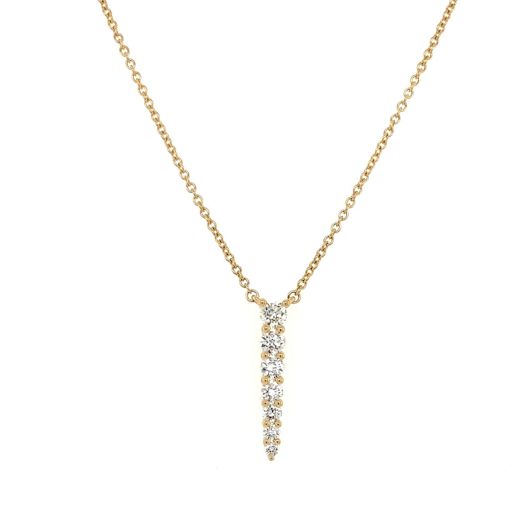 Memoire Identity Collection Diamond Pendent 18K Yellow Gold 0.47 Caret tw. - Image 2 of 5