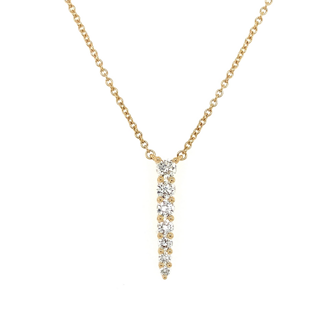 Memoire Identity Collection Diamond Pendent 18K Yellow Gold 0.47 Caret tw. - Image 1 of 5