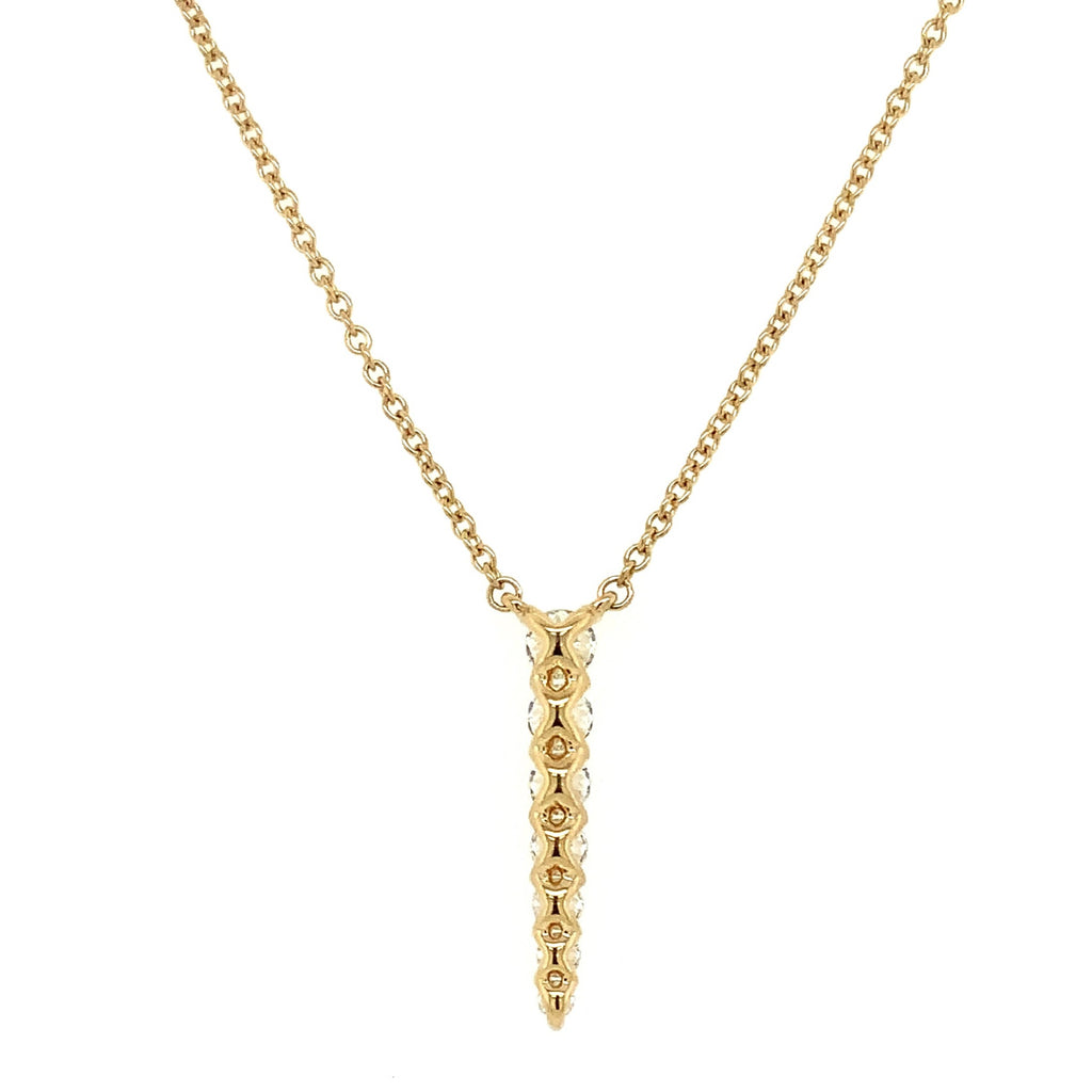 Memoire Identity Collection Diamond Pendent 18K Yellow Gold 0.47 Caret tw. - Image 4 of 5