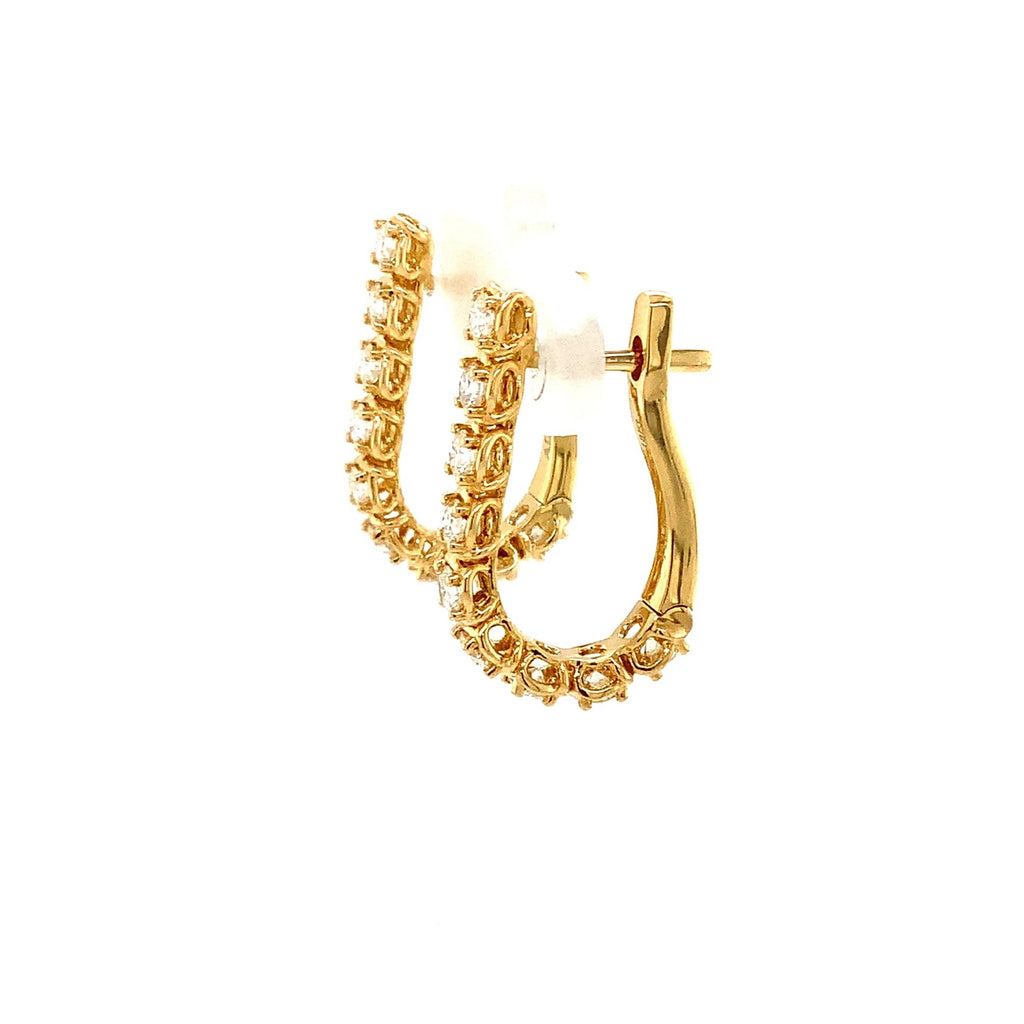 A Link Convertible Collection Diamond Earring in 18K Yellow Gold - Image 3 of 9
