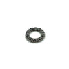 A Link Convertible Collection Black Diamond Oval link in Black Rhodium finished 18K White Gold - Image 4 of 5