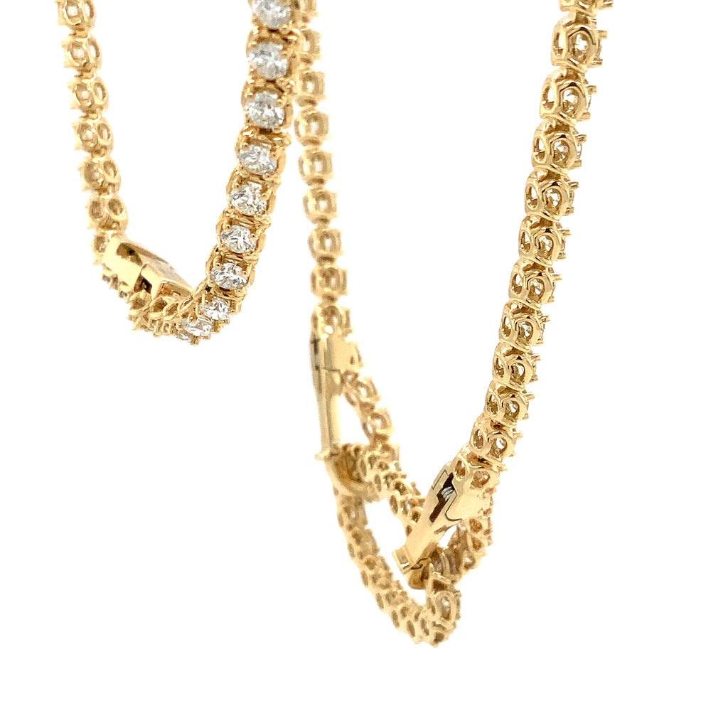 A Link Convertible Collection Diamond Necklace in 18K Yellow Gold - Image 14 of 16