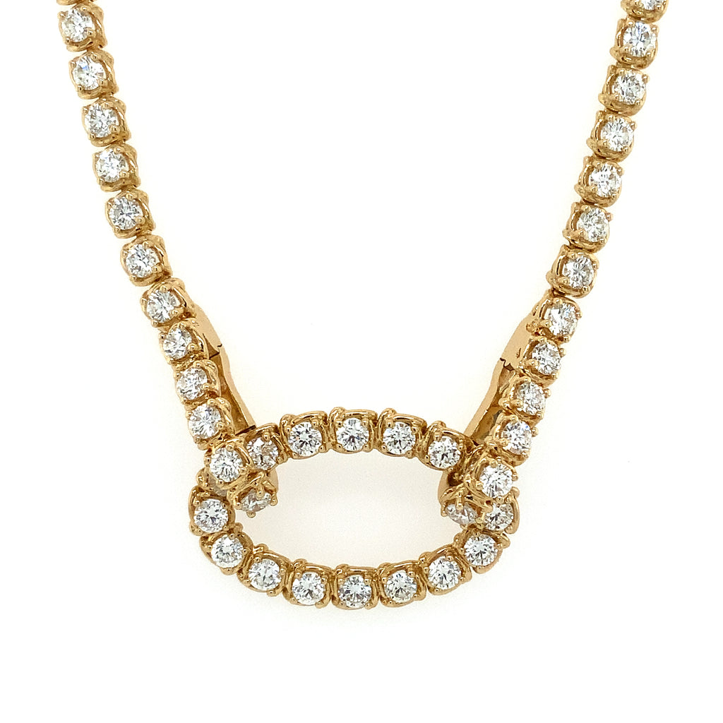 A Link Convertible Collection Diamond Necklace in 18K Yellow Gold - Image 11 of 16