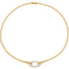 A Link Convertible Collection Diamond Necklace in 18K Yellow Gold - Image 2 of 16