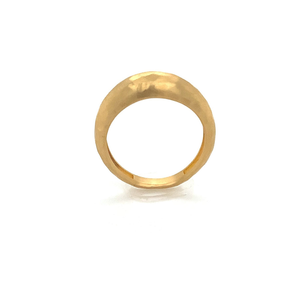 Lika Behar Pure Love Deserves Pure Gold BOOGIE LINE Collection Stackable Ring all 22k Gold - Image 4 of 9