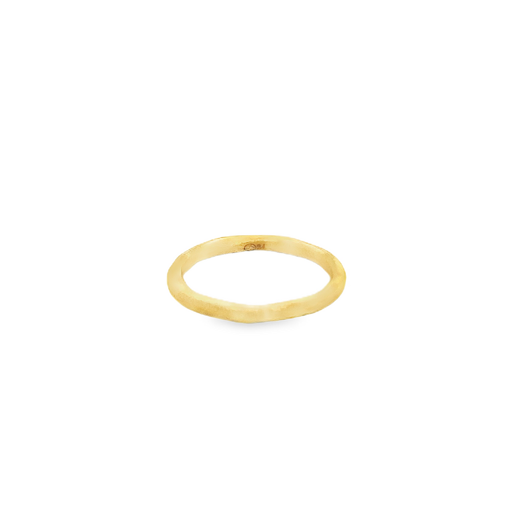 Lika Behar Pure Love Deserves Pure Gold Hammered 24Kt Stackble Band - Image 7 of 9