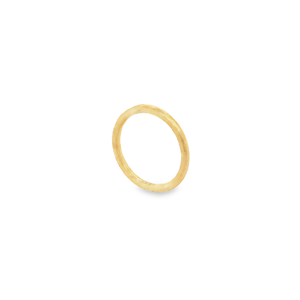 Lika Behar Pure Love Deserves Pure Gold Hammered 24Kt Stackble Band - Image 2 of 9