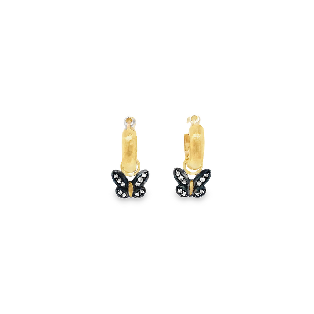 Lika Behar Pure Love Deserves Pure Gold DIANA Starter Hoop Earring in 22K Gold - Image 7 of 8