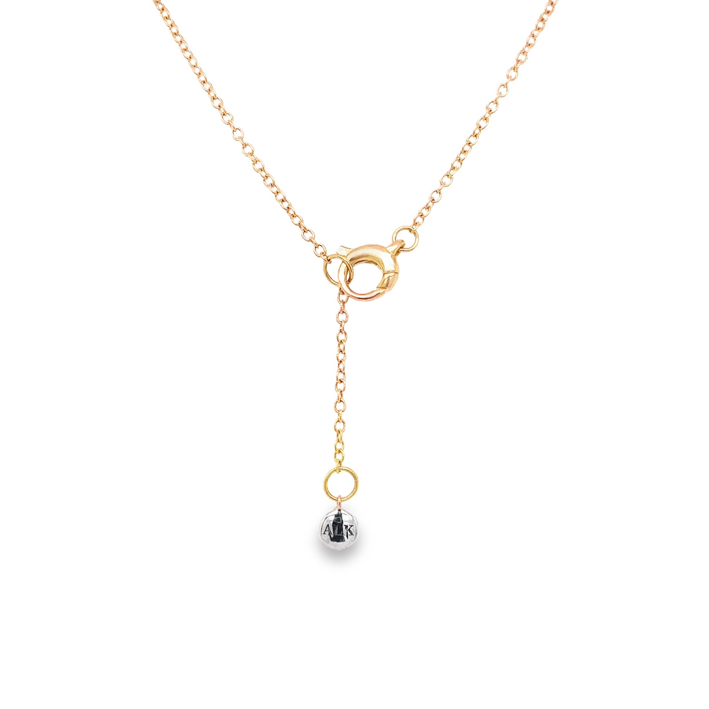 A. Link Metropolitan Collection Lariat Diamond Necklace in 18K Yellow and White Gold - Image 3 of 8
