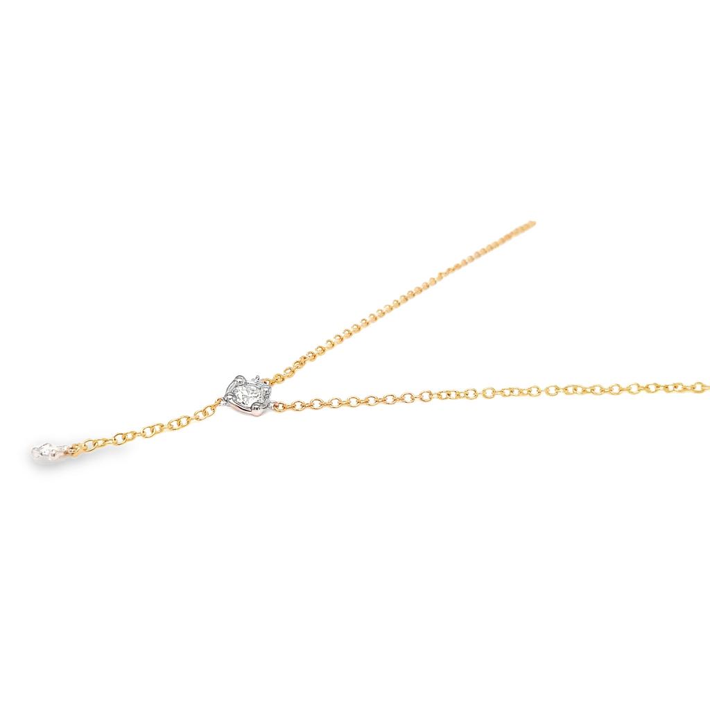 A. Link Metropolitan Collection Lariat Diamond Necklace in 18K Yellow and White Gold - Image 8 of 8