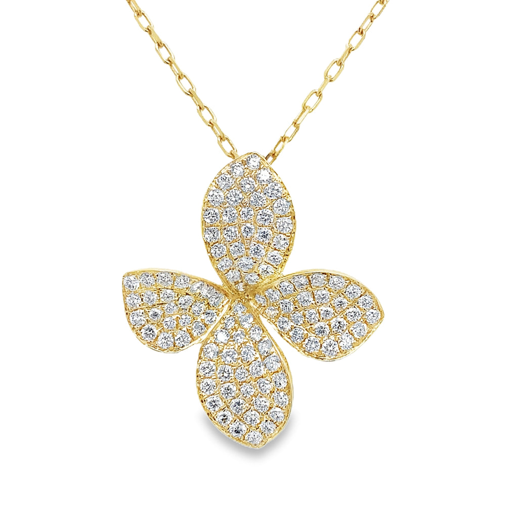 Afarin Collection Pavé Medium Garden Diamond Pendant set in 18 kt Yellow Gold - Image 2 of 7