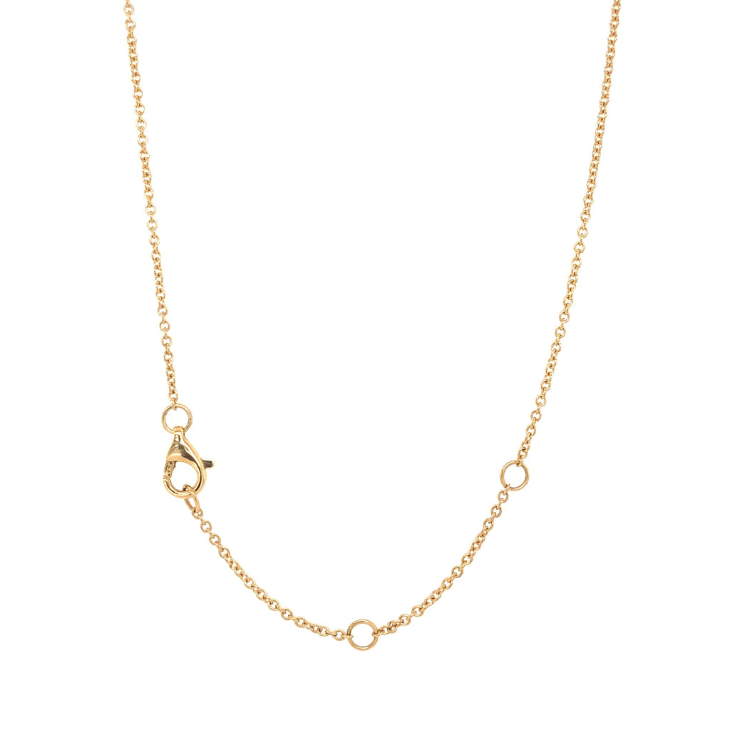 Afarin Collection Clover shaped Diamond Pave Neckalce 0.68ctw Set in 18kt Yellow and WhiteGold - Image 4 of 4