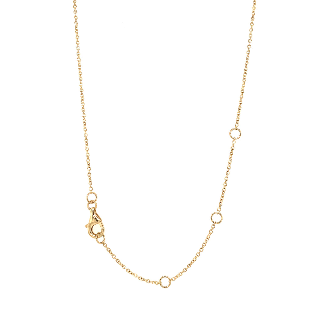 Roman+Jules Multi-Color Sapphire Circle Pendant Necklace in 14K Yellow Gold - Image 3 of 6