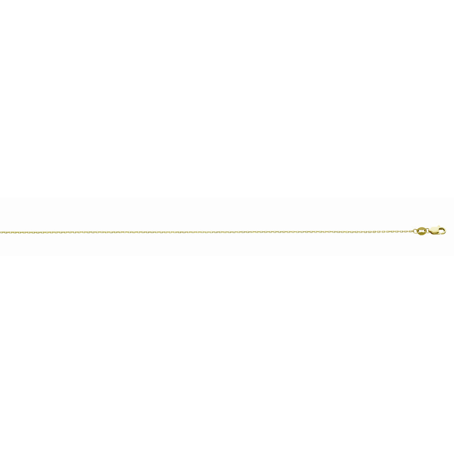 Diamond Cut Cable Chain in 14K Yellow Gold 20" Long