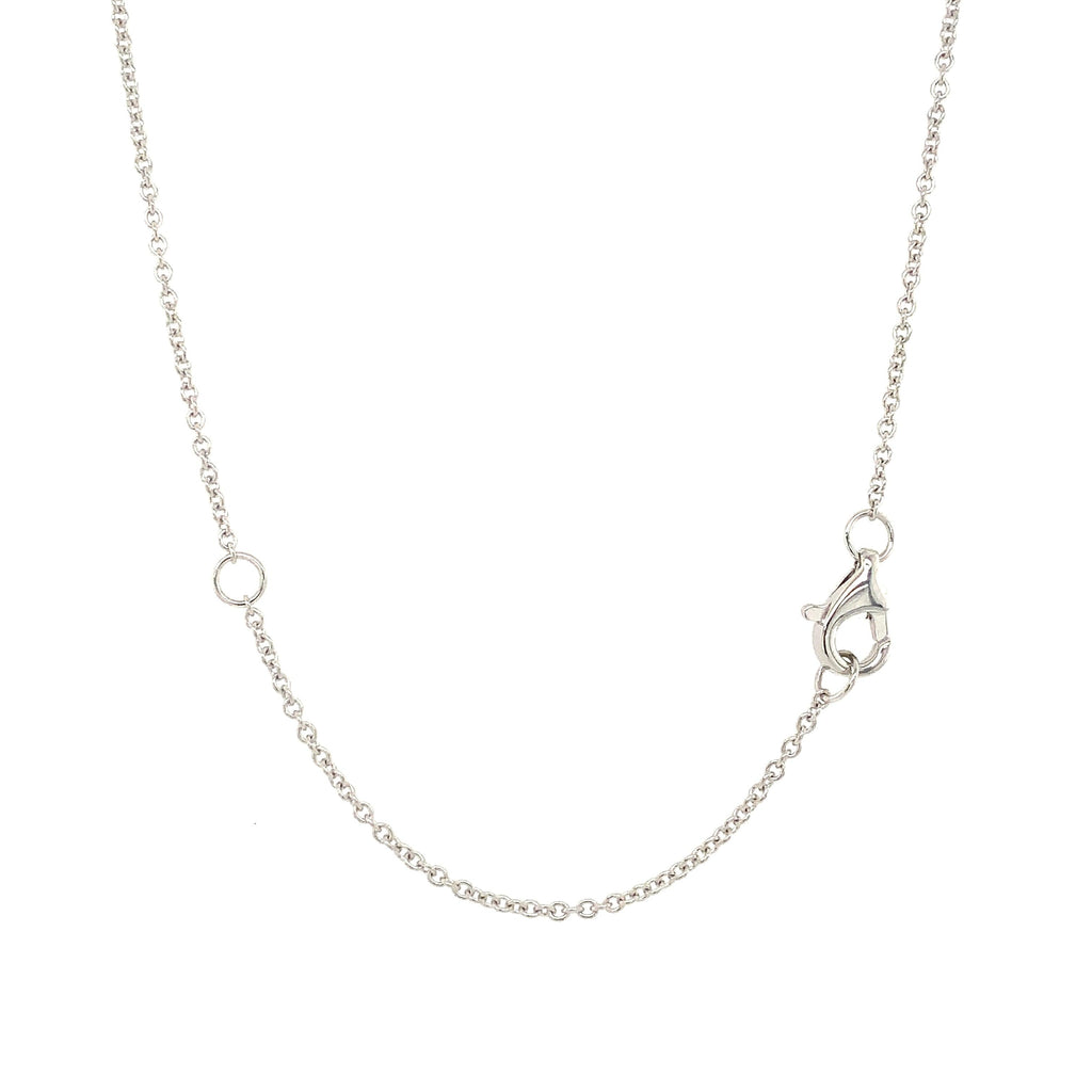 Afarin Collection Butterfly Diamond Necklace in 18KT White Gold