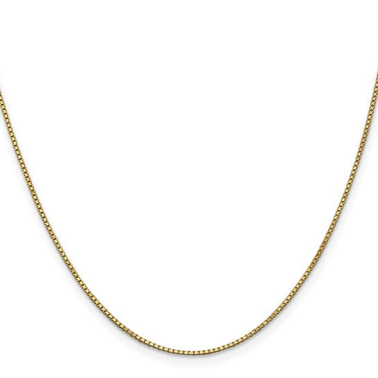 Box Chain with lobster clasp in 14K Yellow Gold - Image 1 of 3