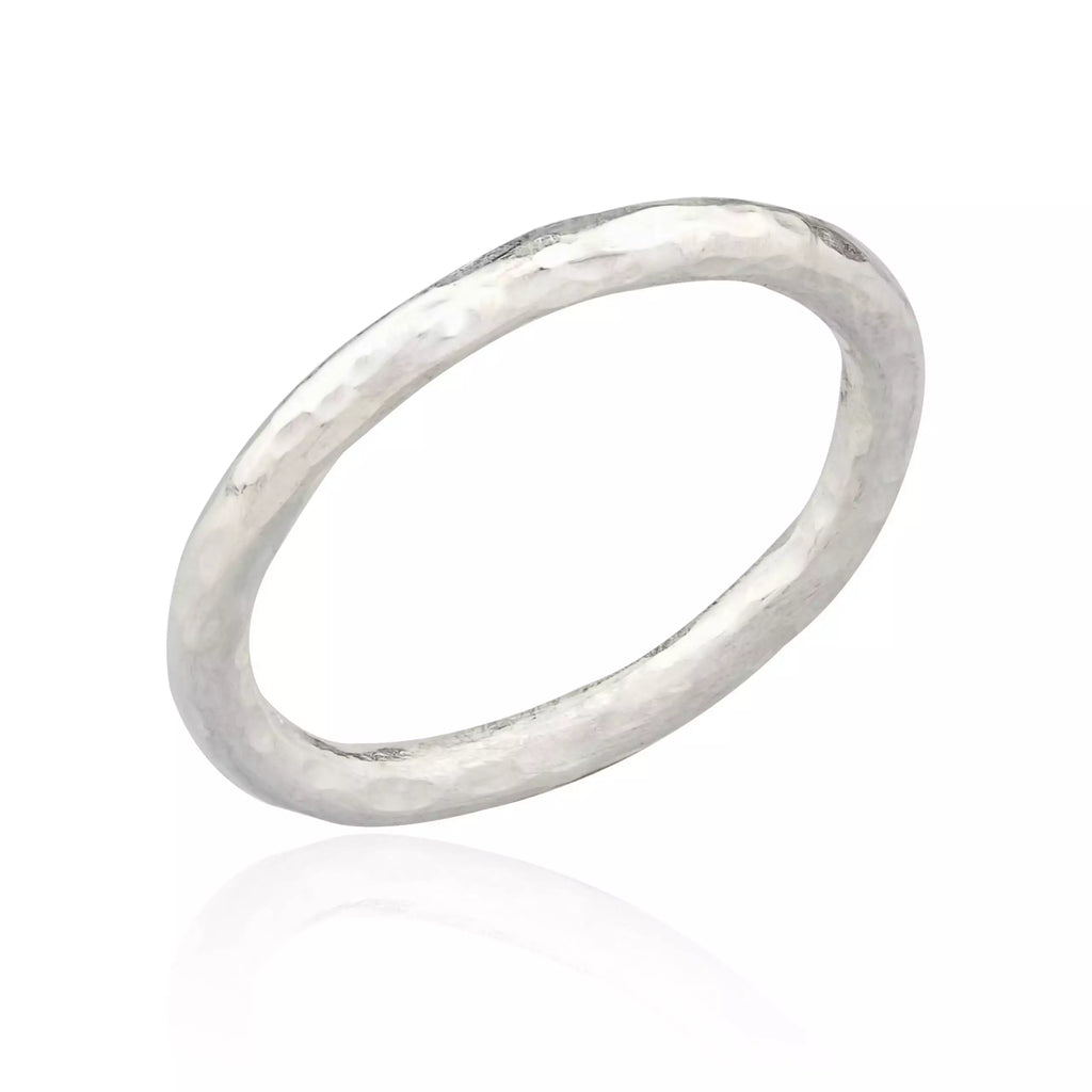 Lika Behar Savor Silver Collecting Hammered Finish Stackable Band - Image 1 of 5