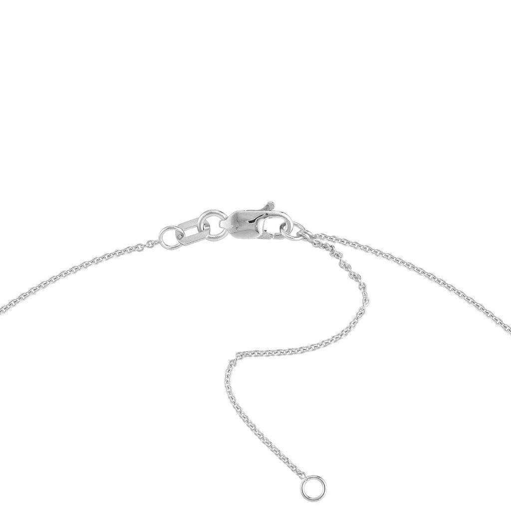 Cable Chain 14K White Gold 18" Long - Image 3 of 5
