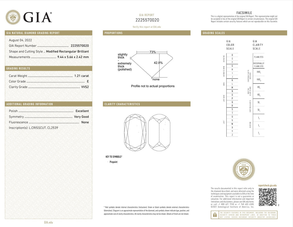 Christopher Designs Crisscut® Engagement Ring with 3.10 cts Set in Platinum - Image 7 of 7