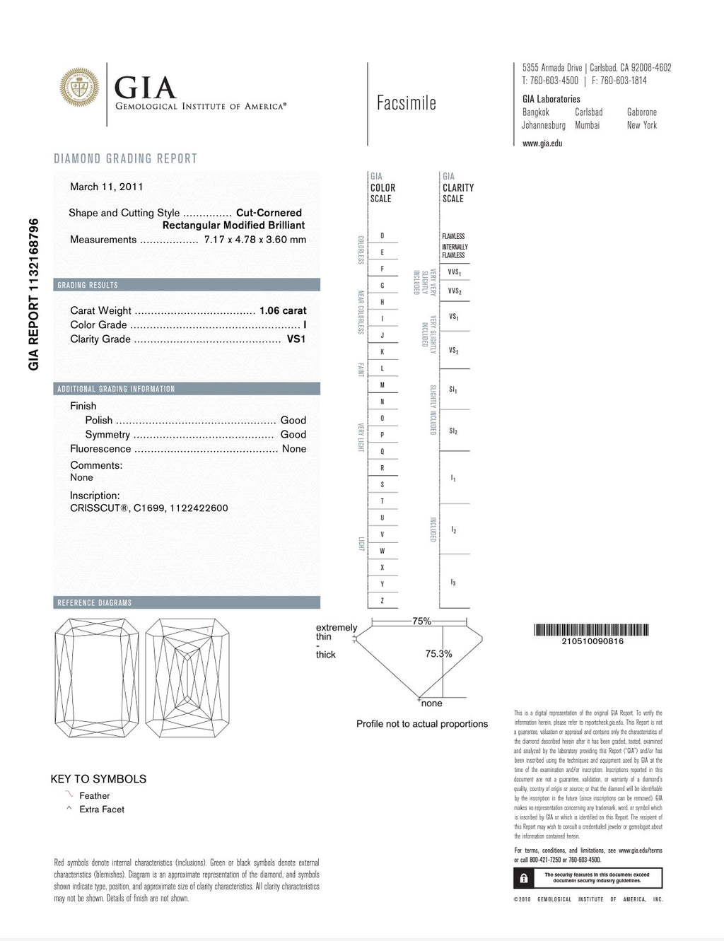 Christopher Designs Crisscut® Diamond Engagement Ring Platinum 2.94 cts t.w. GIA Certified - Image 6 of 6