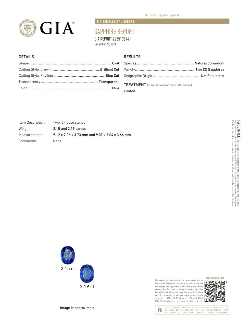 Roman+Jules Gem Quality Blue Sapphire and Diamond Halo Drop Earring in Platinum - Image 9 of 9