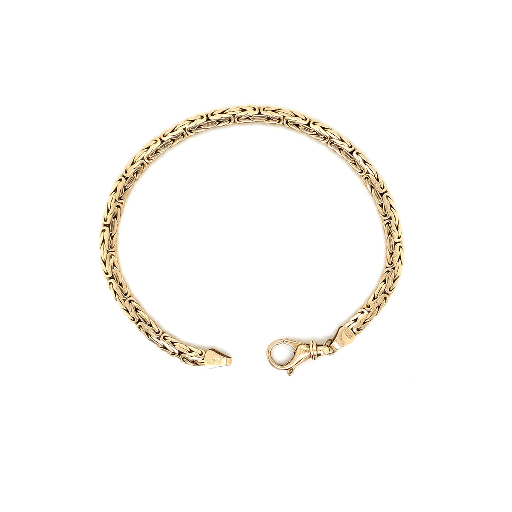 Oval Byzantine Bracelet in 14k Yelllow Gold - Image 1 of 5