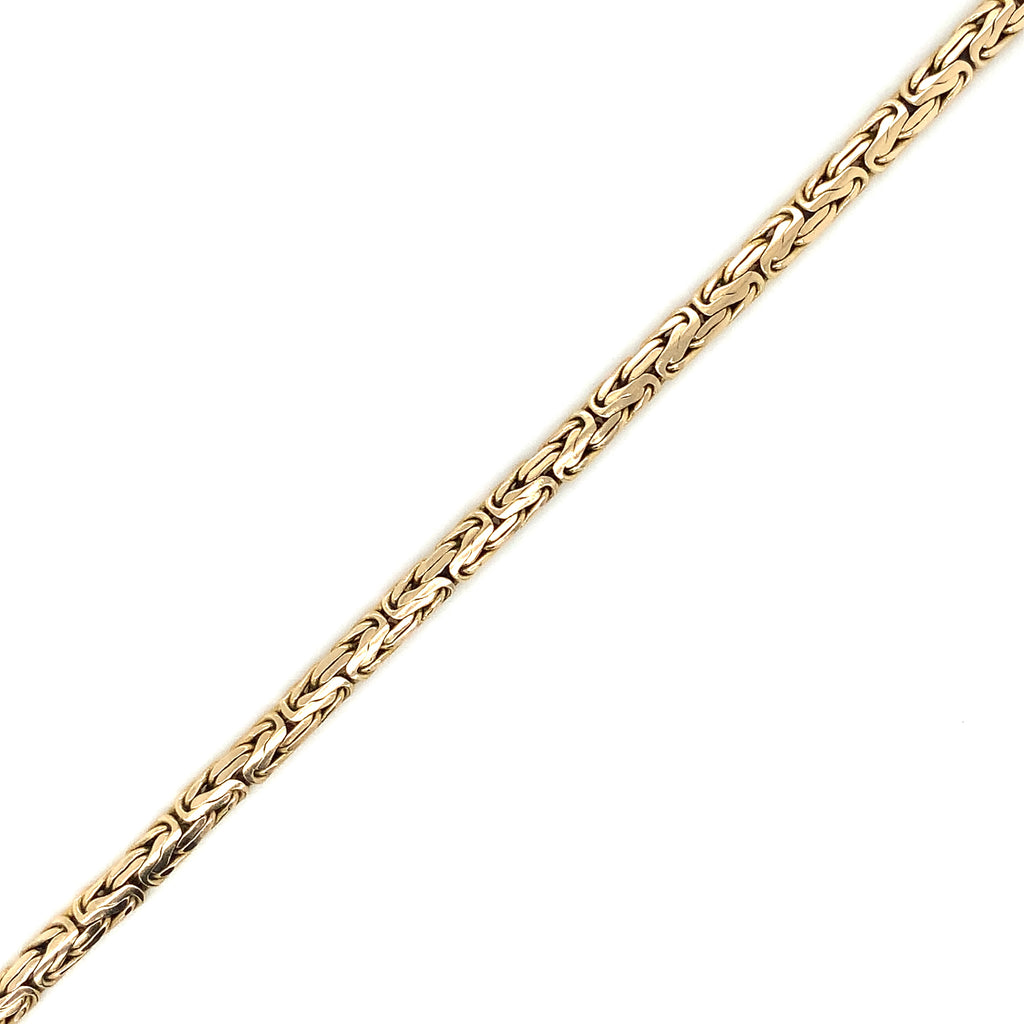 Oval Byzantine Bracelet in 14k Yelllow Gold - Image 5 of 5