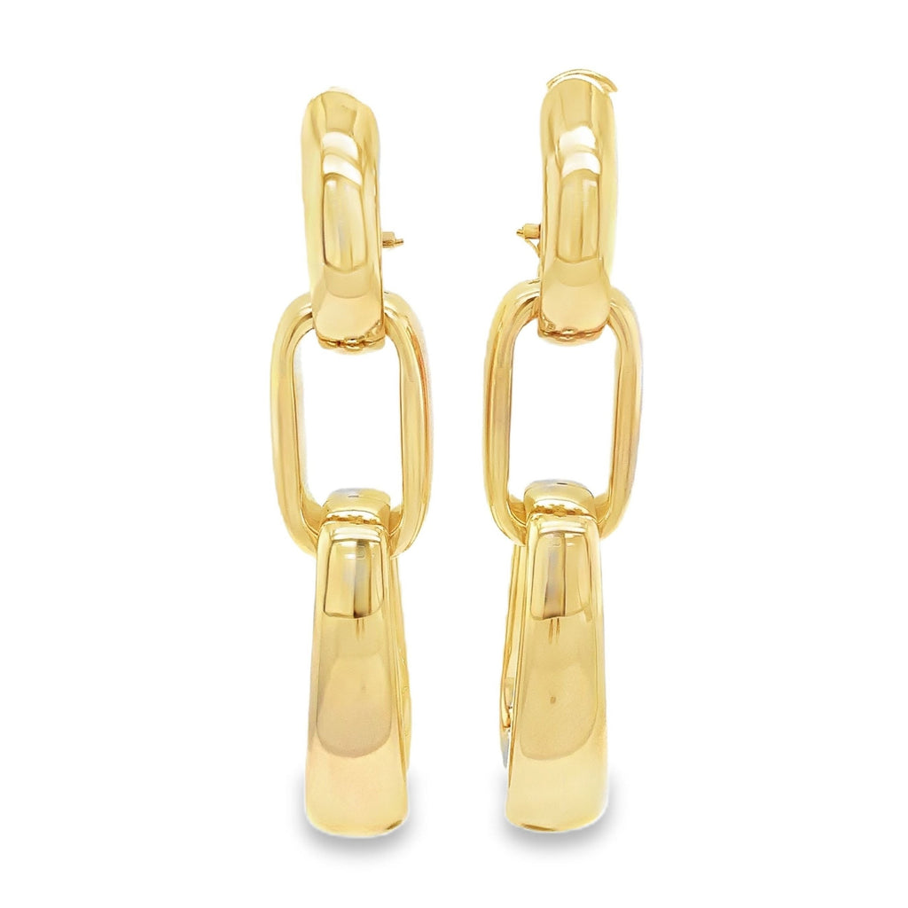 Interchangeable Drop 18K Yellow Gold Electroformed Earring - Image 1 of 6