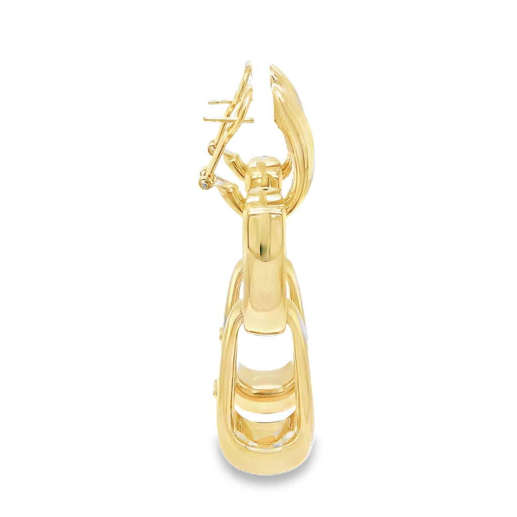Interchangeable Drop 18K Yellow Gold Electroformed Earring - Image 4 of 6
