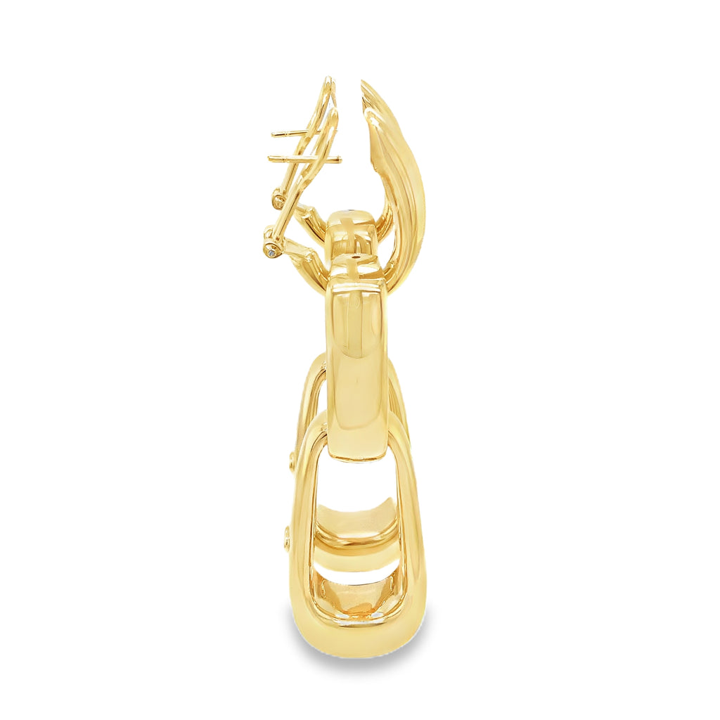 Interchangeable Drop 18K Yellow Gold Electroformed Earring - Image 5 of 6