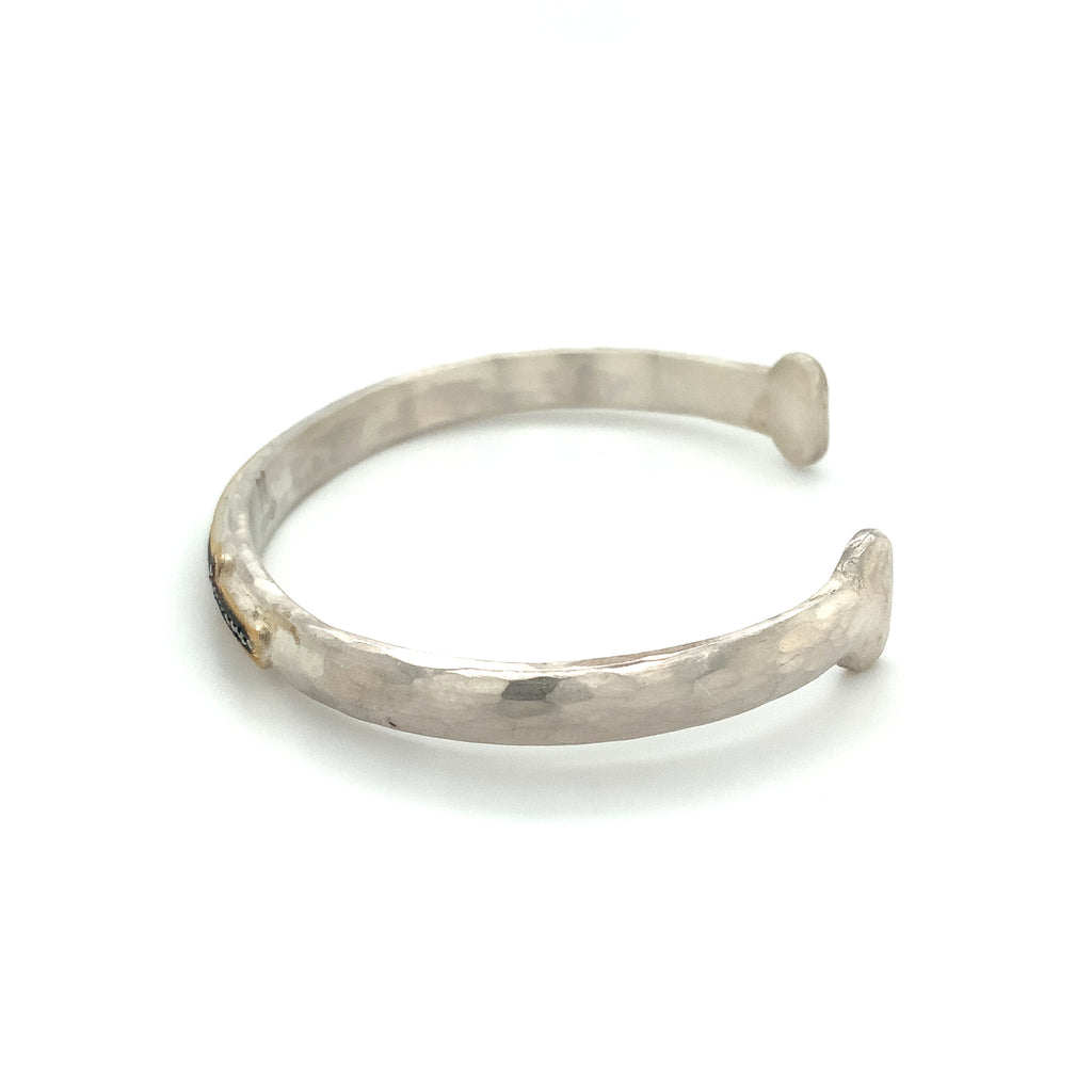 Lika Behar Yin and Yang Stockholm Cross Oval Open Diamond Cuff - Image 3 of 6
