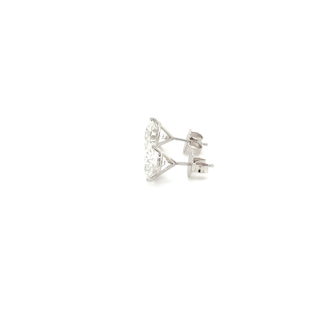 Round Brilliant Cut Lab Grown Diamond Studs Earring Set In 14K White Gold 5.16 cts t.w. - Image 3 of 5